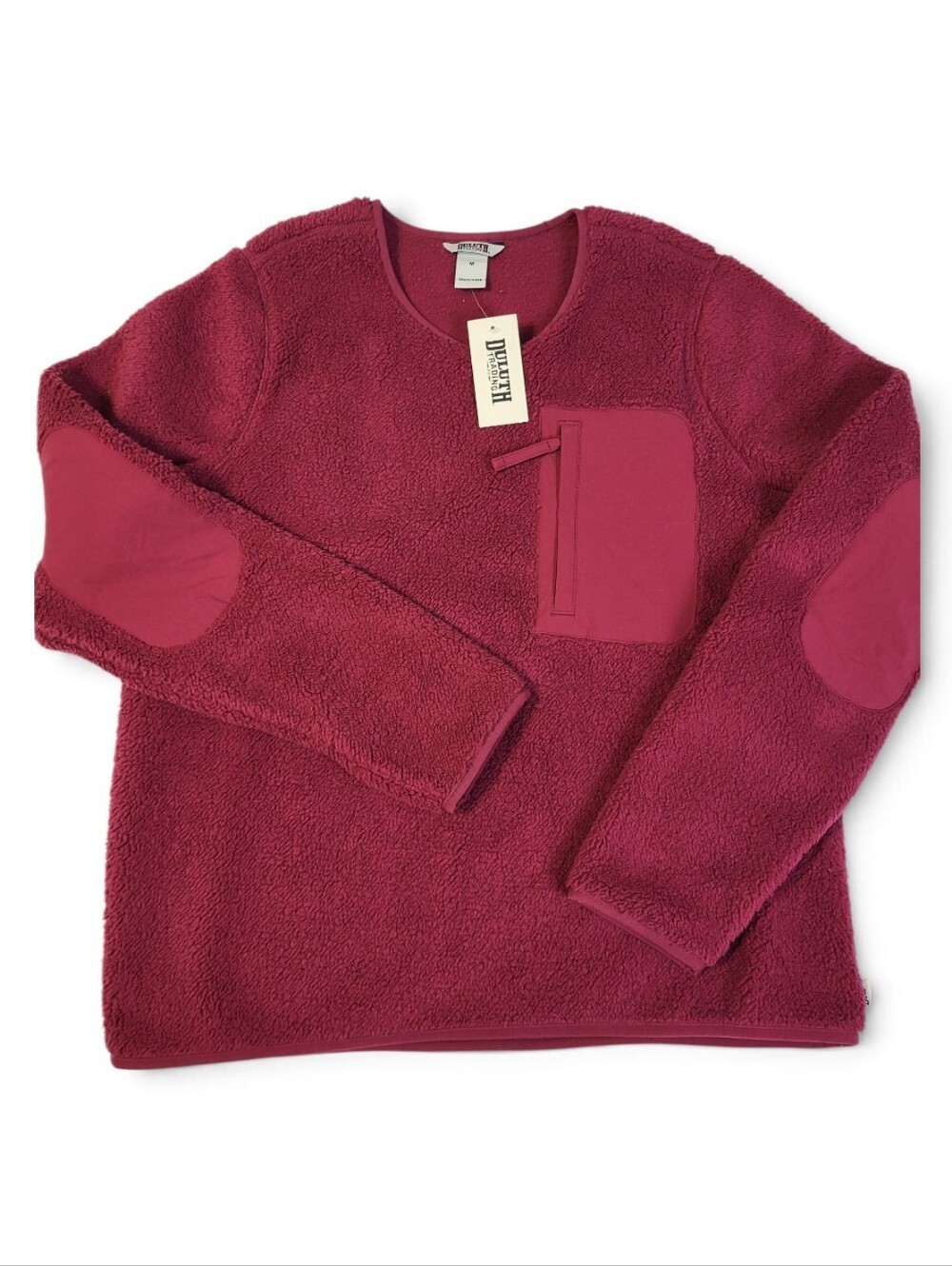 Duluth Trading Company Softmore Fleece Crewneck Pullover Sweatshirt Women's M